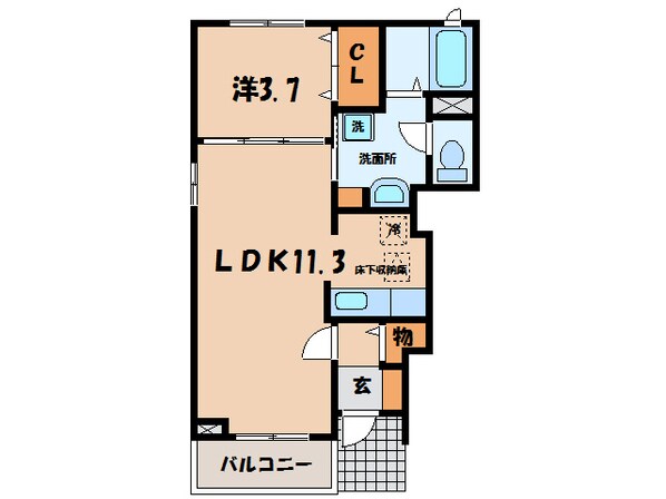 北新川駅 徒歩11分 1階の物件間取画像